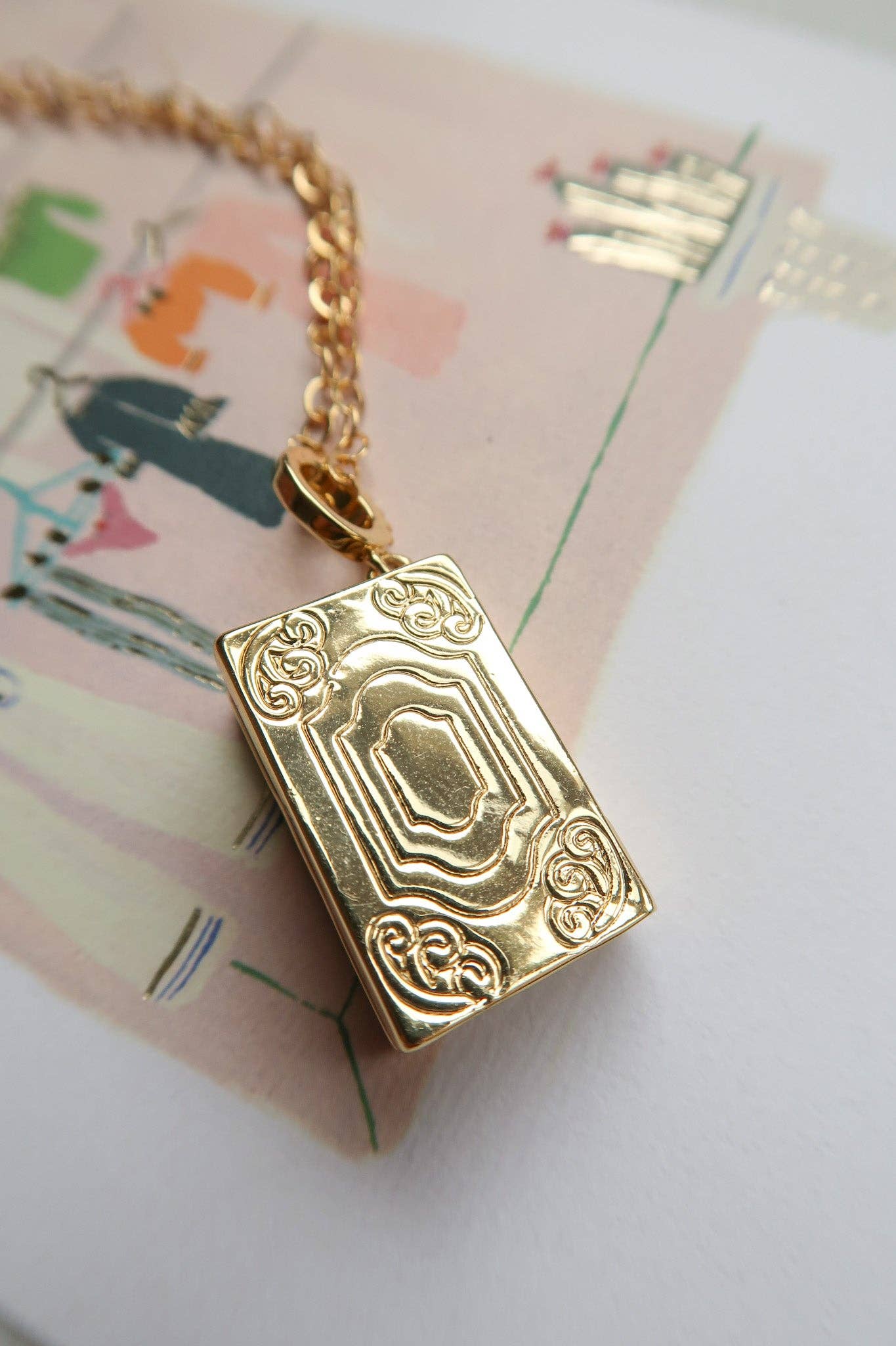 Bittersweet - Wholesale Locket Necklace - To the Stars Who Listen Book Locket Necklace7