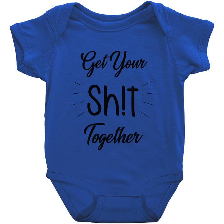 Get Your Sh!t Together short-sleeve design 1 for wholesale by Potty Mouth Tots