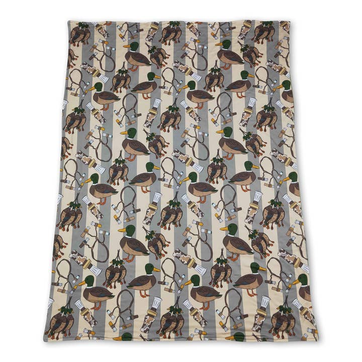 Yawoo Garments - Wholesale Bedding Blanket - Kids & Baby - Camo duck call stripe hunting baby kids blankets1