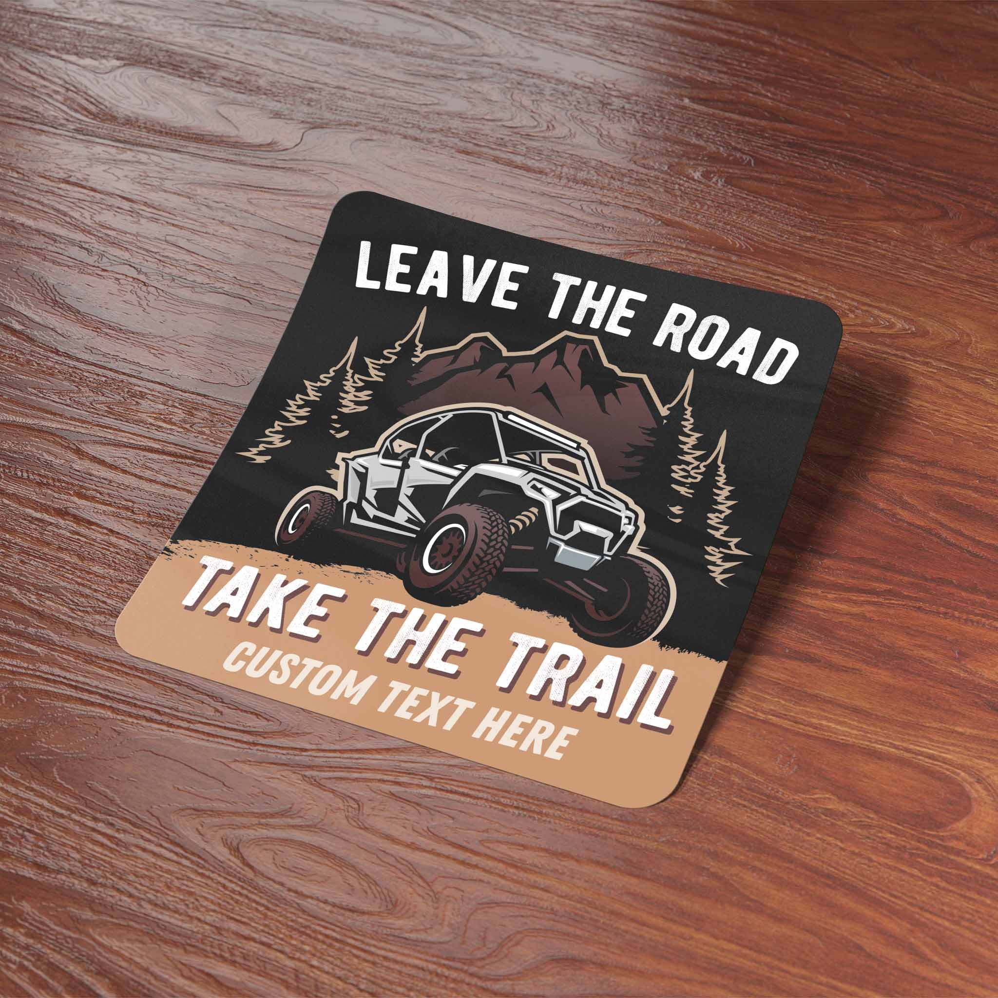 Sentinel Supply - Venta al por mayor Pegatina - Adhesivo personalizado Leave the Road Offroad, calcomanía UTV con el nombre en forma de gota5