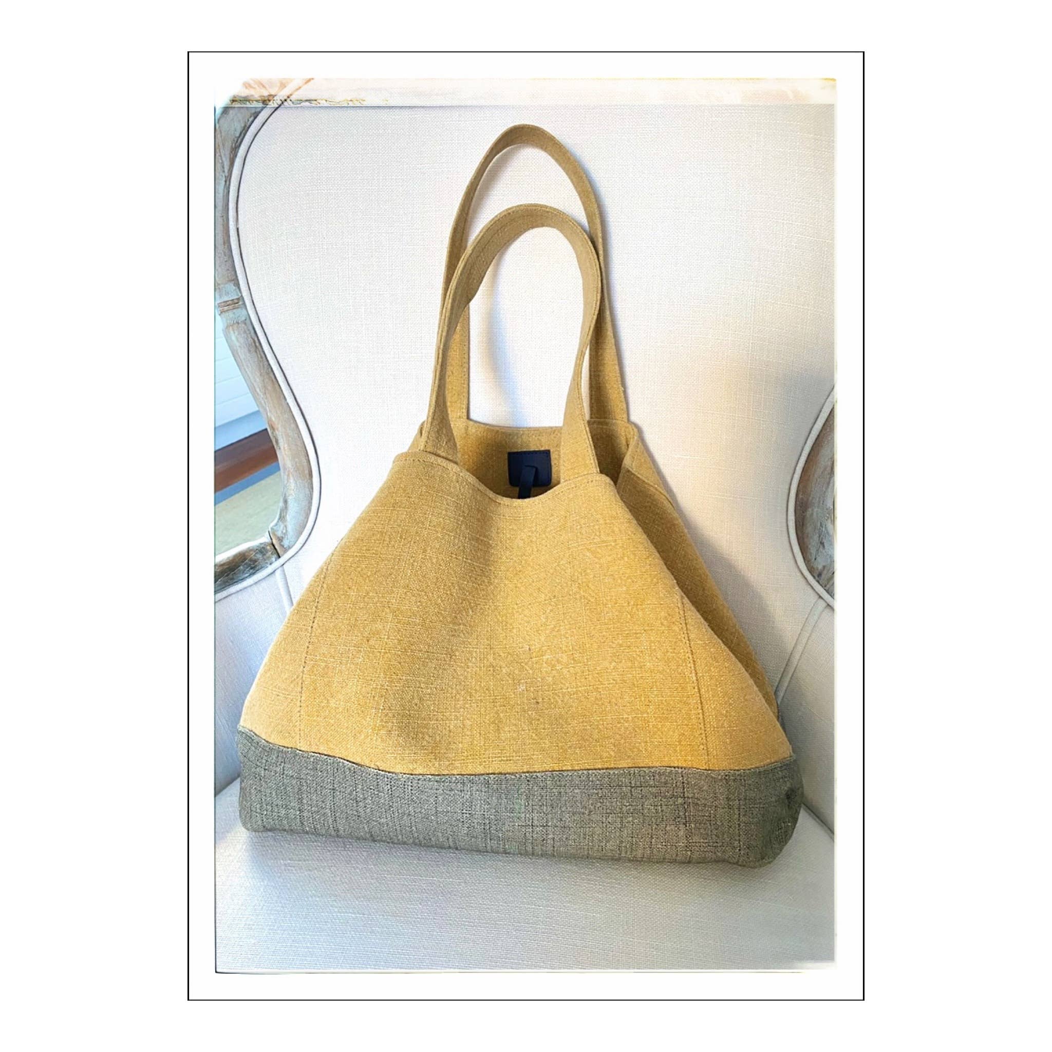 MARTINAS HOME - Wholesale Tote Bag - Women's - MIA LINEN TOTE MUSTARD7