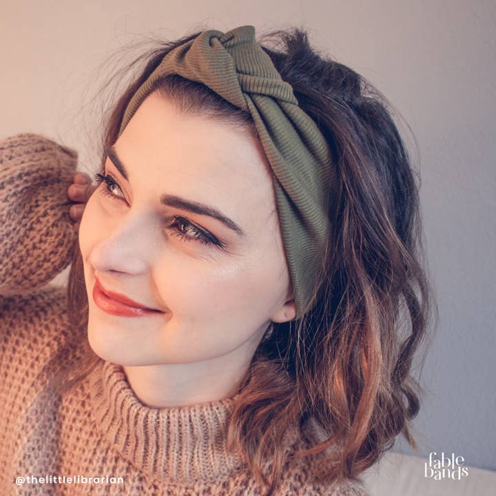 Terrasen Green - Diadema anudada para venta al por mayor de Fablebands