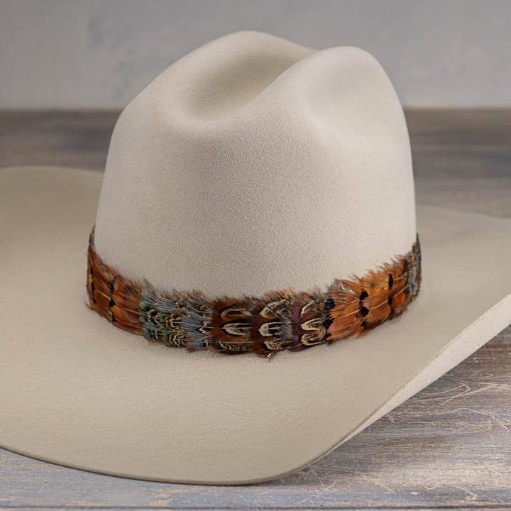 Feather Hat Band - The Shikoba I for wholesale by Willow Lane Hat Co.