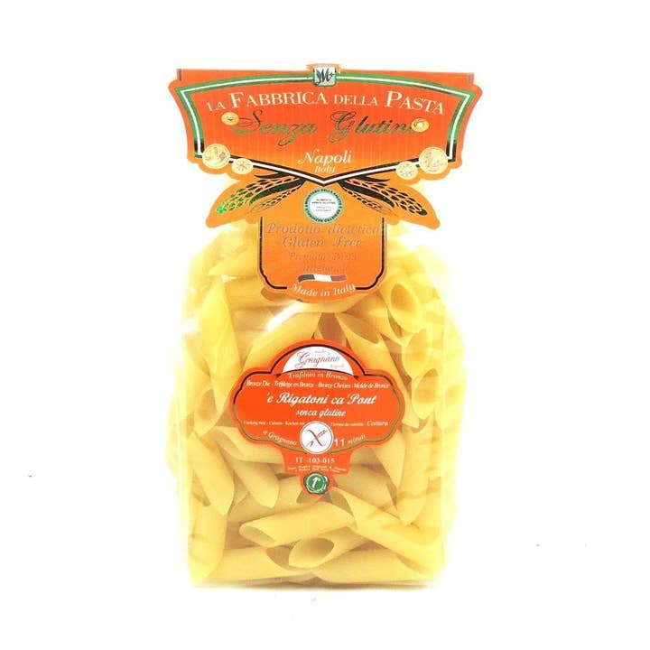 Gluten Free Rigatoni Ca’ Pont for wholesale by Zia Pia