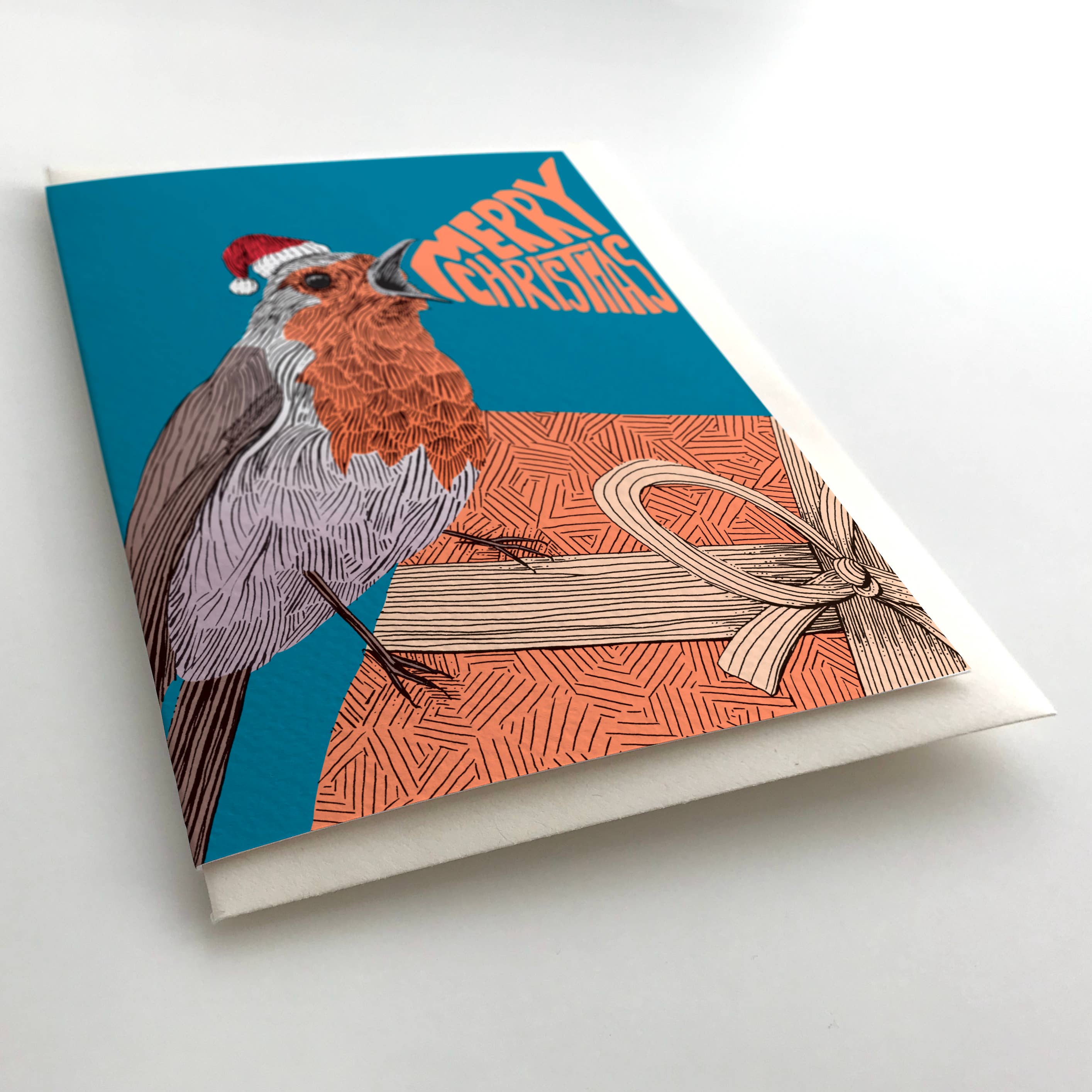 Oliver Stockley - Wholesale Christmas Card - Christmas Robin Card3