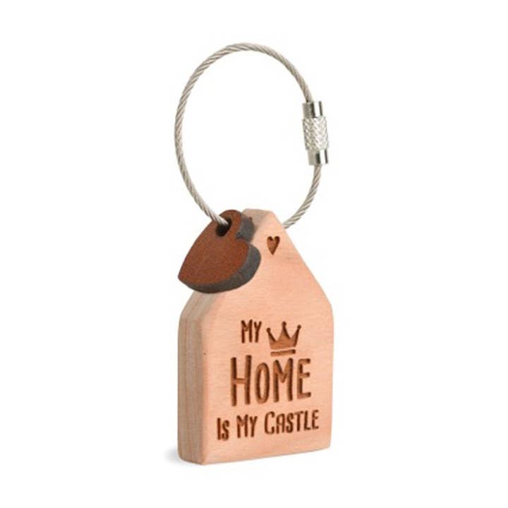 Thankgoods keychain house my home is my castle for wholesale by Thankgoods GmbH