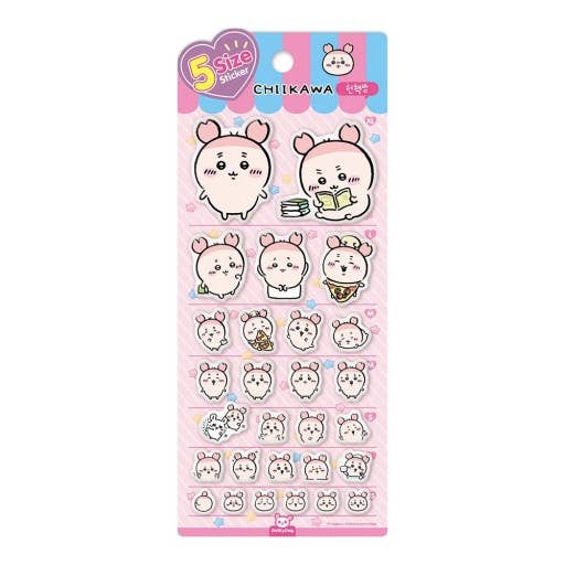 K-Wonderland - Wholesale Sticker - Chiikawa & Friends 5 Sizes Jelly Coating Deco Stickers 12
