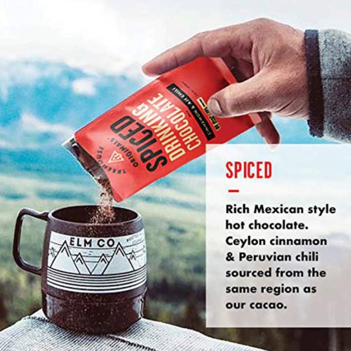 Treehouse Originals - Wholesale Hot Cocoa Mix/Kit - Cinnamon Chili Organic Dark Hot Chocolate, Single Serving5