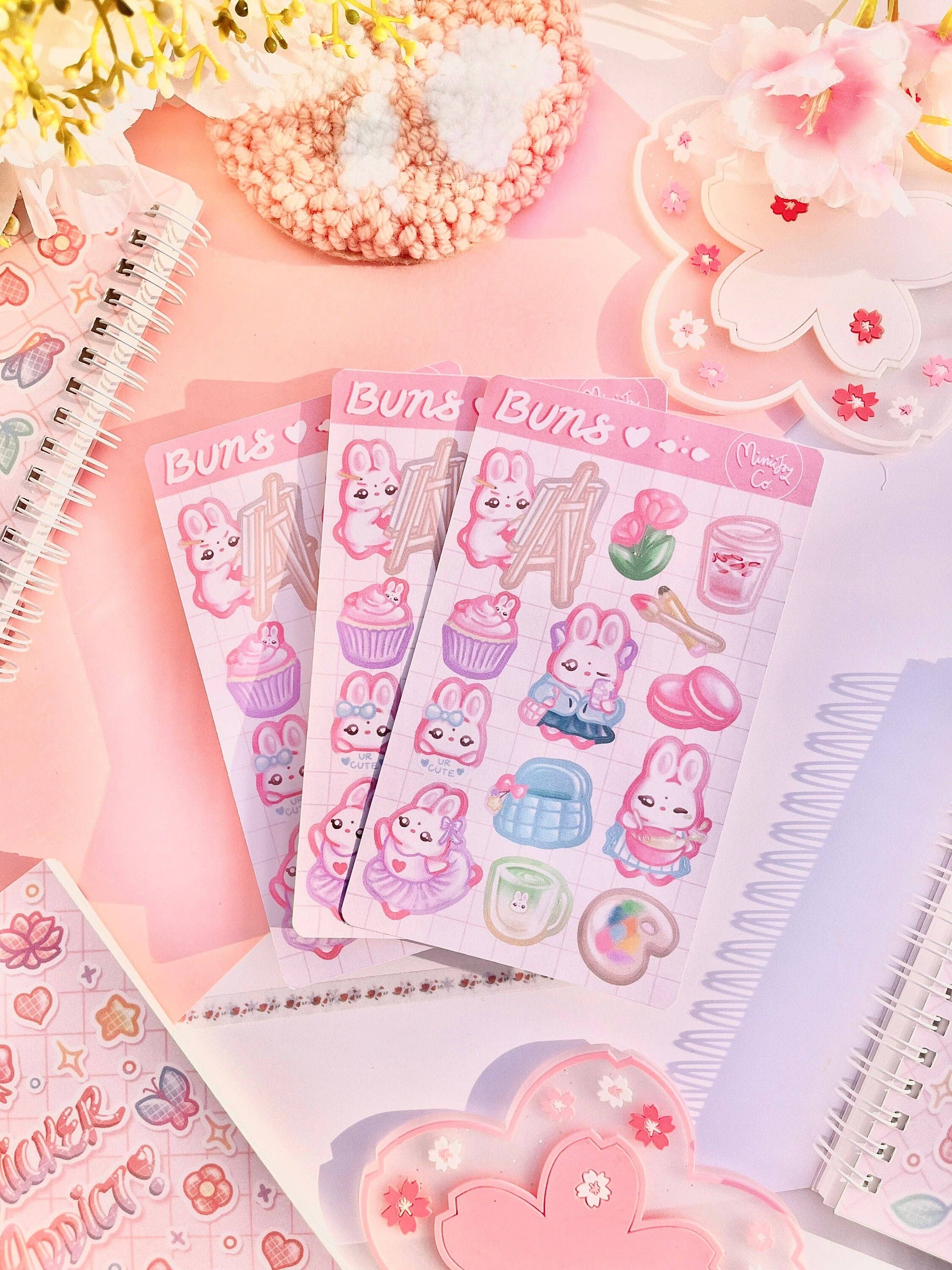 Miniijoyco - Wholesale Sticker - Buns Sticker Sheet0