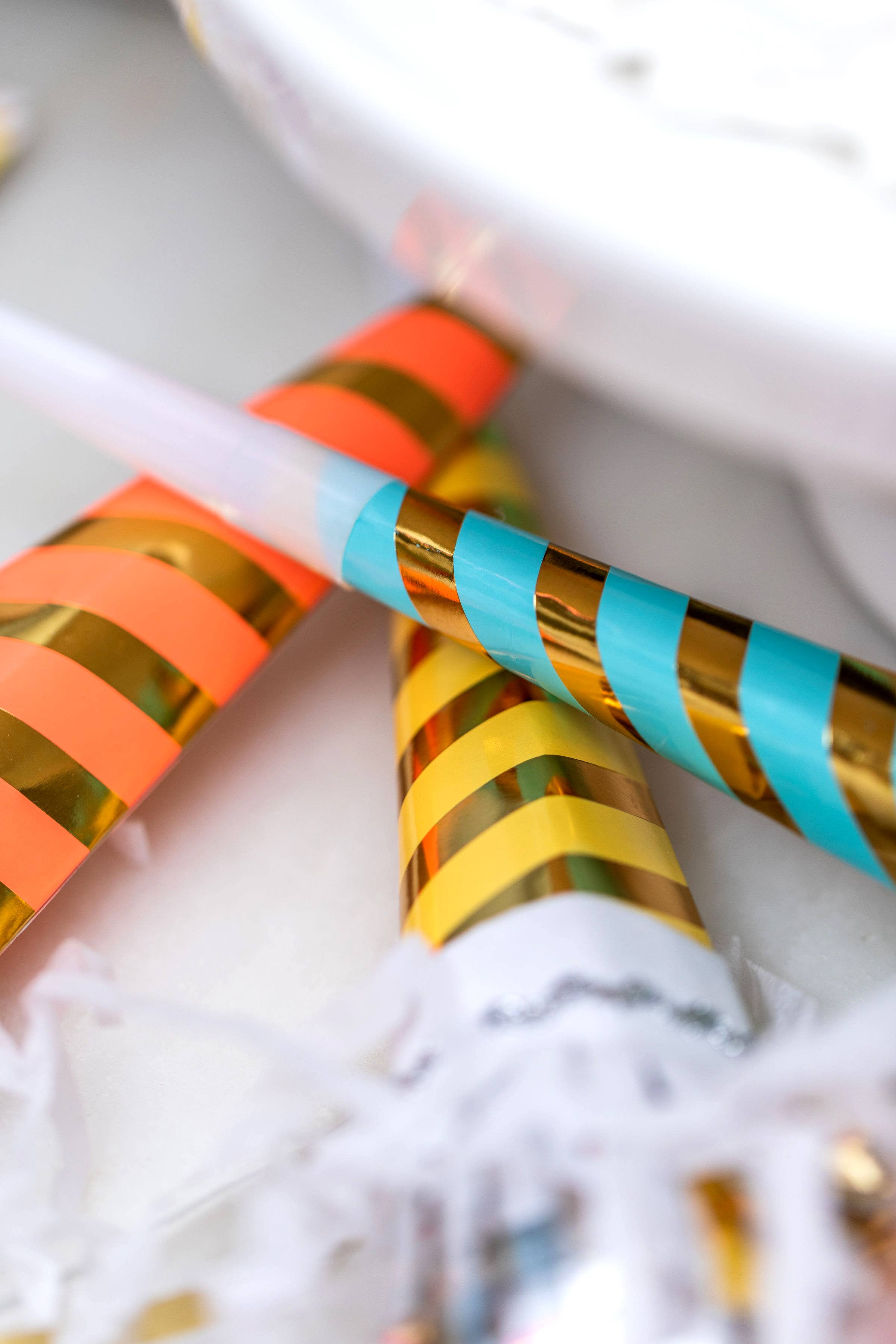 Party Partners - Wholesale Party Favor - Striped Party Horns7