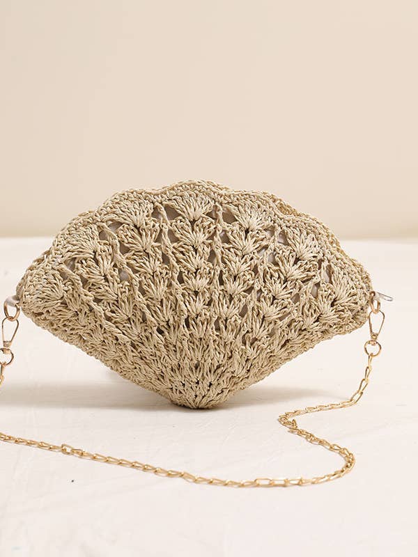 Häkelmuschel-Tasche für den Großhandel von Miss Sparkling