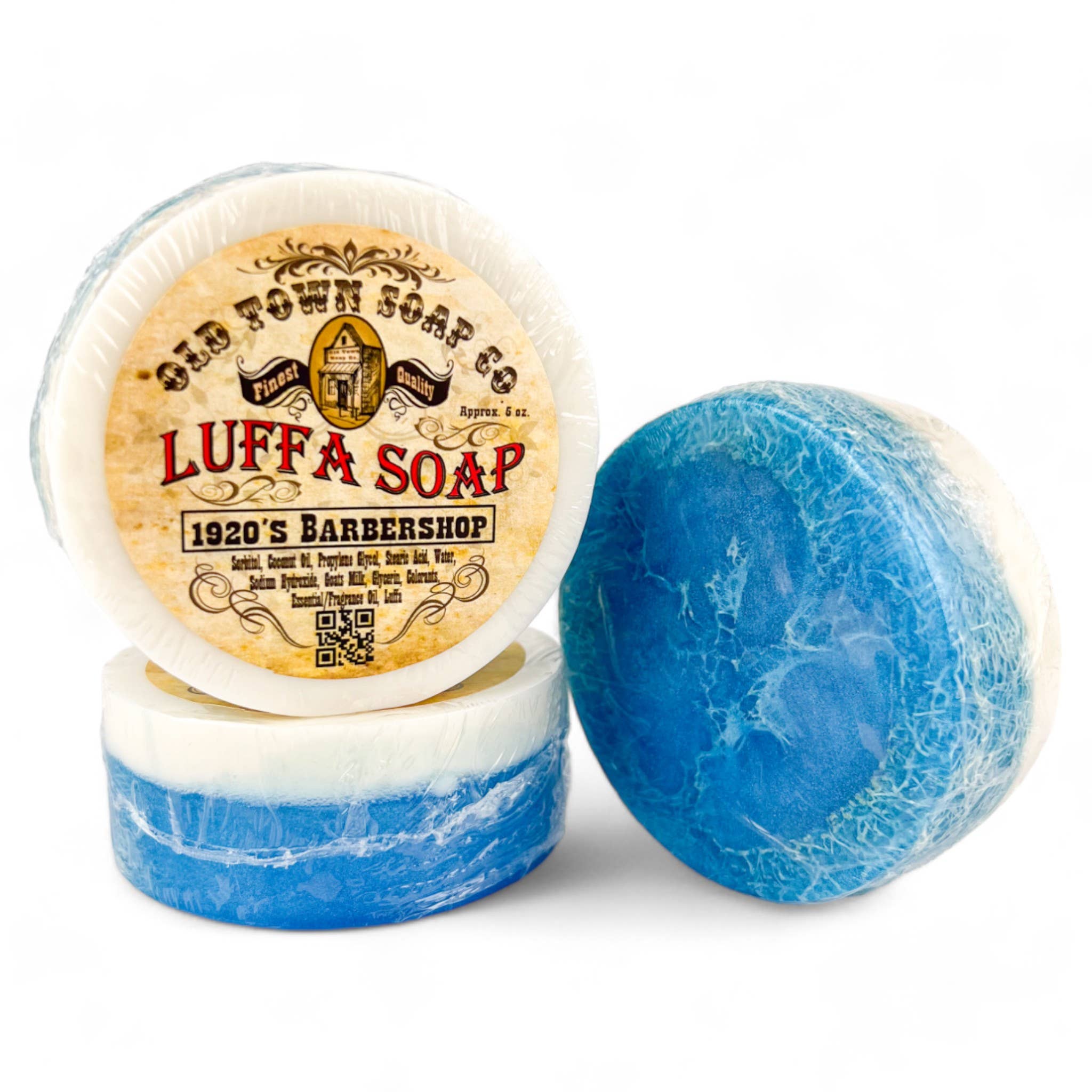 Old Town Soap Co. - Wholesale Bar Soap - Luffa Soap -Available in 20 scents -Goat's Milk Soap5