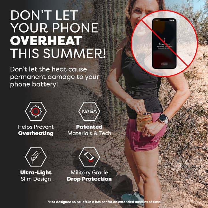 PHOOZY - Wholesale Phone Case - Unisex - Apollo Series Thermal Phone Case - Extends Battery Life 3X6