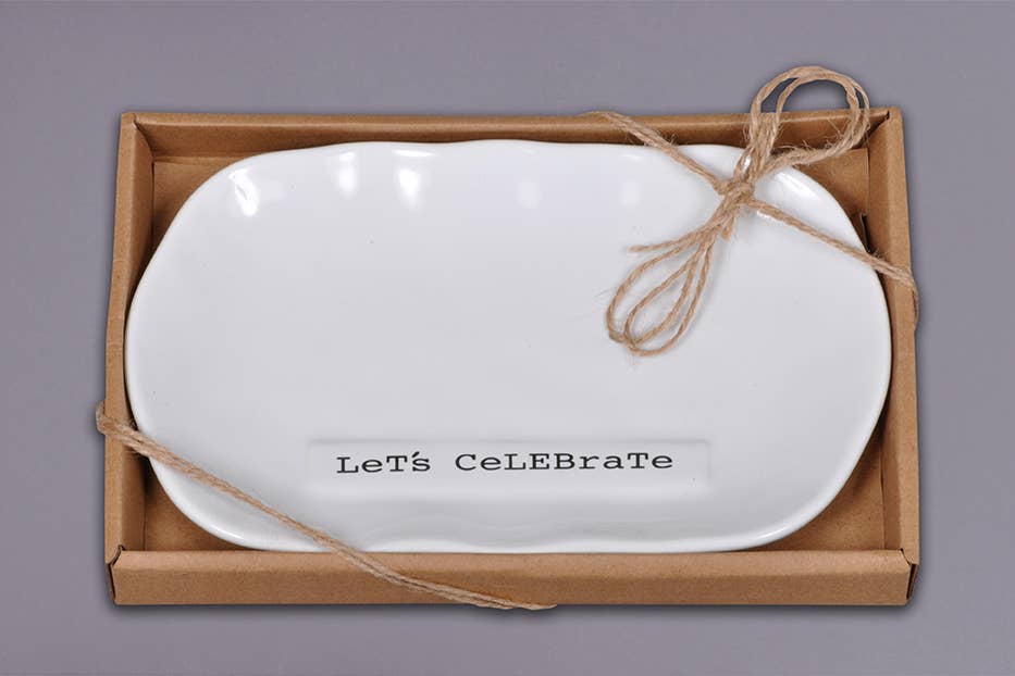 MAGNOLIA LANE - Wholesale Serving Tray - Lets Celebrate tray