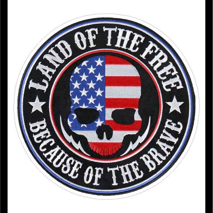 Calcomanía Tierra de los Libres para venta al por mayor de JAC Wholesale