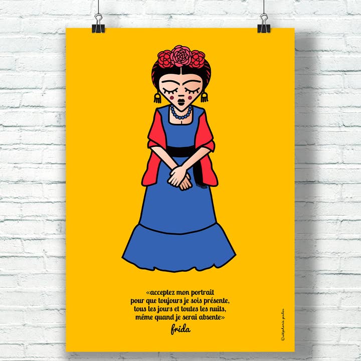 Frida Kahlo - Poster - Original Creation for wholesale by T FOR TIGER