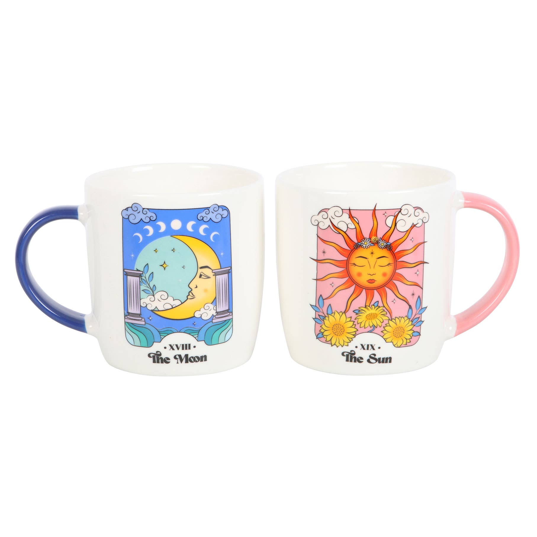 Something Different Wholesale - Wholesale Coffee Mug - Sun and Moon Celestial Mug Set1