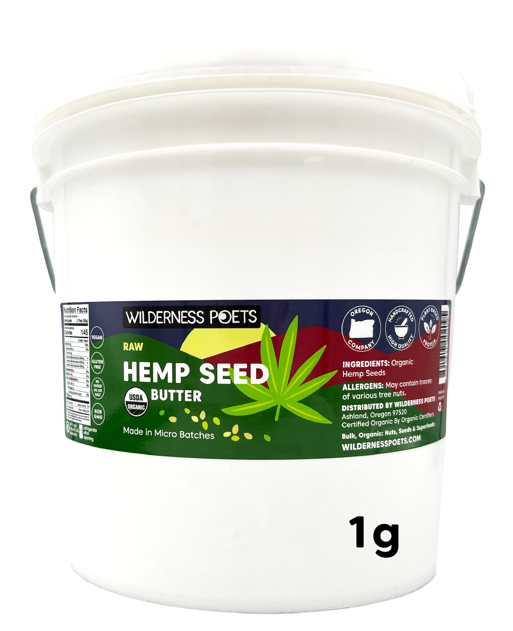 Wilderness Poets - Wholesale Nut Butter - Organic Hemp Seed Butter9