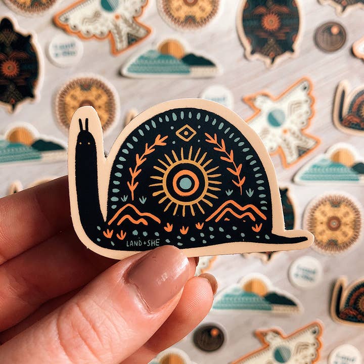 Land & She - Wholesale Sticker - Snail Sticker