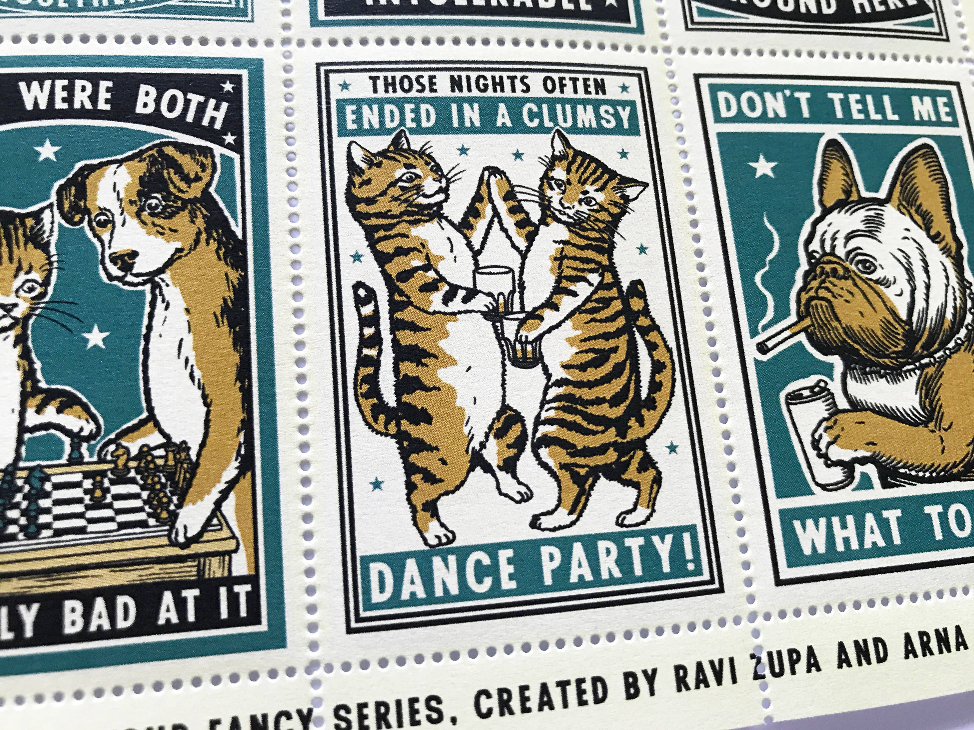 The Portland Stamp Company - Wholesale Rubber/Decorative Stamp - Complicated Friendships - Lick & Stick Stamps2