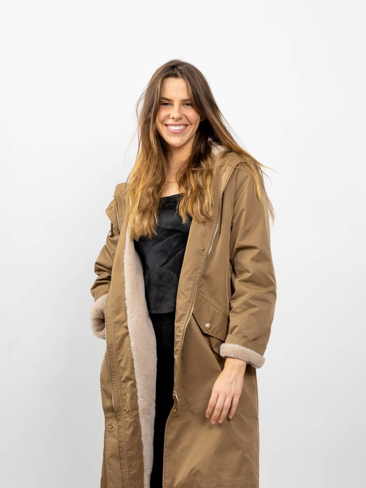 KZELL PARIS - Wholesale Parka - Women's - HOODED PARKA WITH FAUX FUR LINING6