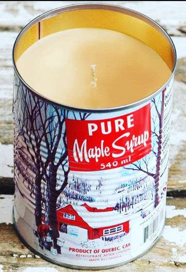 Seracon - Wholesale Jar/Filled Candle - Maple Syrup Candle – 540 ml Iconic Tin Can (Cotton wick)2