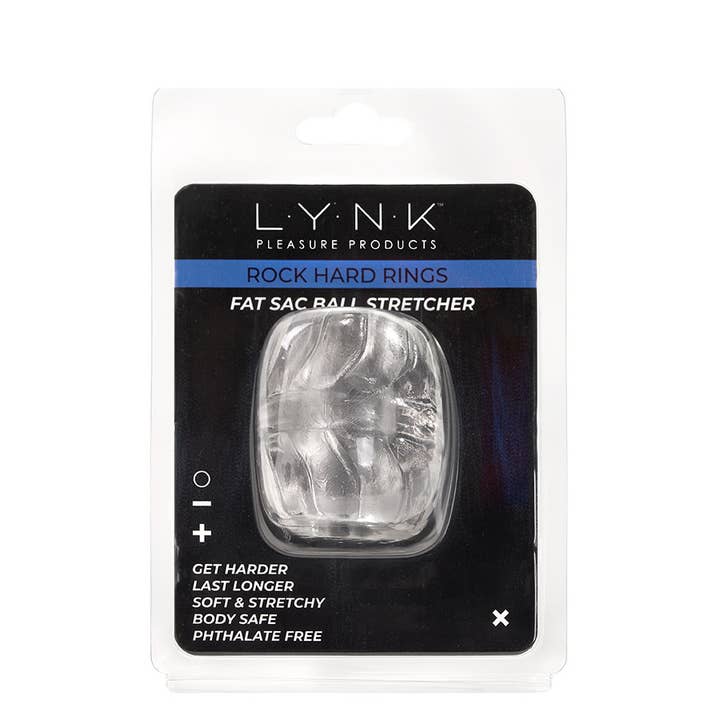 Lynk Pleasure - Venta al por mayor Juguetes eróticos - Anillo estirador de pelota suave transparente de 2 pulgadas TPR para testículos