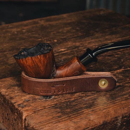 Craft and Lore - Wholesale Humidor/Cigar Accessory - Rustic Leather Pipe Roll10