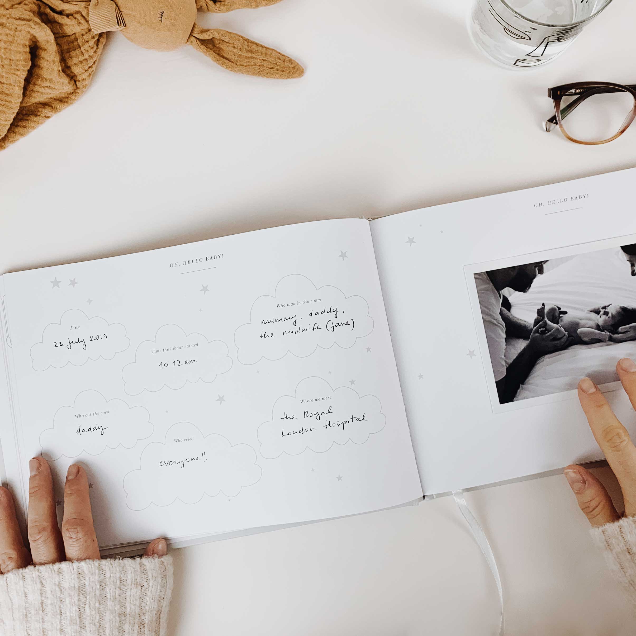 Blush And Gold - Wholesale Memory Book - Kids & Baby - Baby Memory Book - Safari (Cloth) - new parents keepsake6