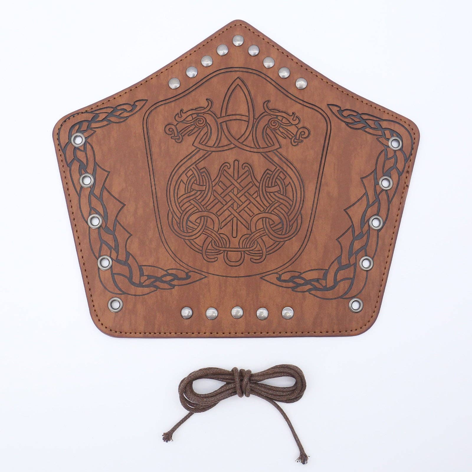 SALINA TRADING INC - Wholesale Costume – Women's - Medieval Leather Wrist Cuffs Retro Punk Arm Guards Festival Costume Accessories25