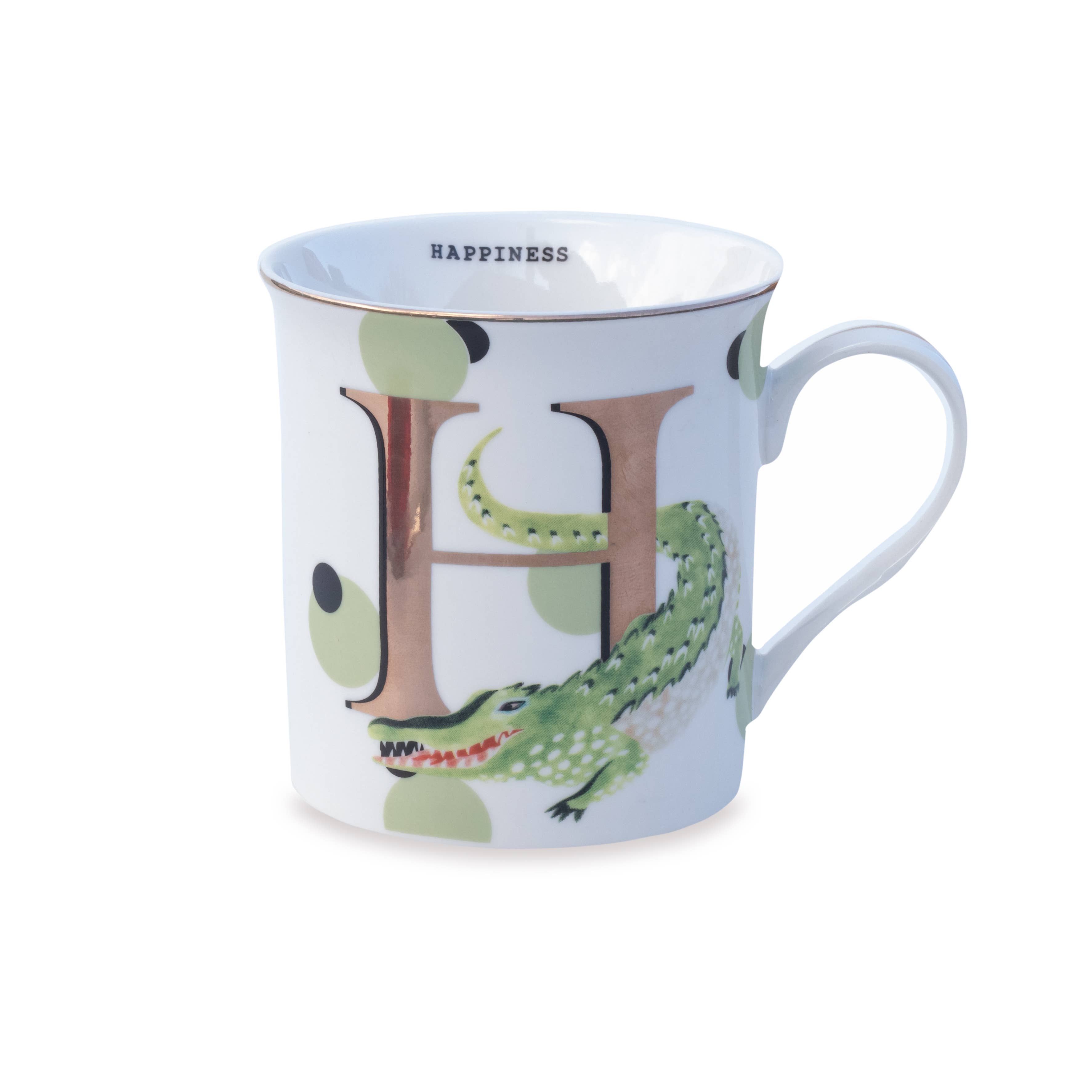 Yvonne Ellen - Wholesale Coffee Mug - Yvonne Ellen The Gold Edition Alphabet Mugs6