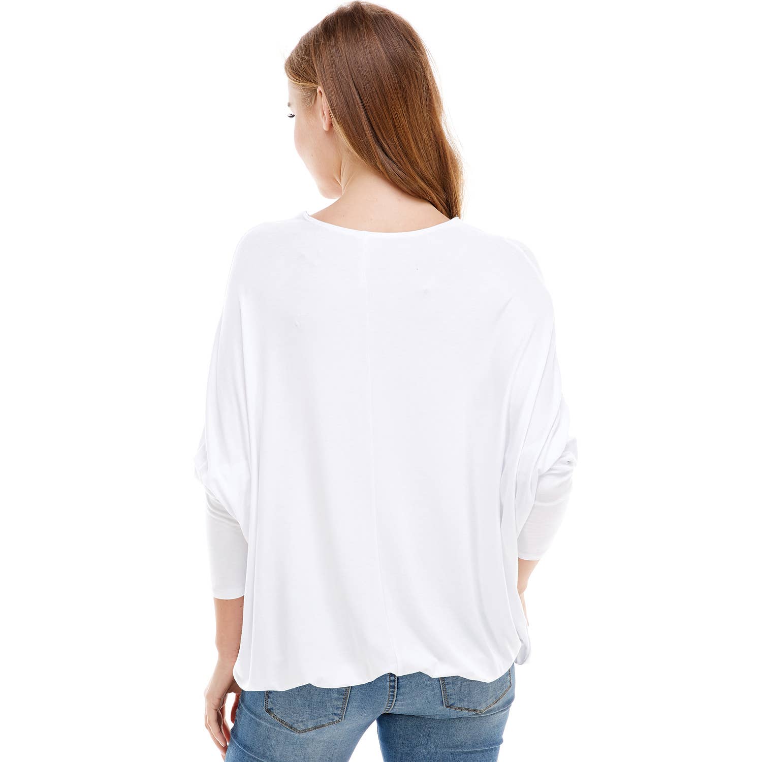 Azules Clothing - Wholesale Tunic - Women's - ATP-2309RS-DOLMAN Sleeve Elastic Bottom Hem Tunic34