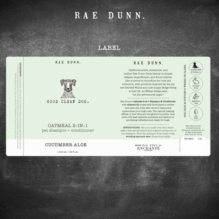 Precious Tails - Wholesale Pet Shampoo - Dog - Rae Dunn Pet Shampoo Icons - 1000ml16
