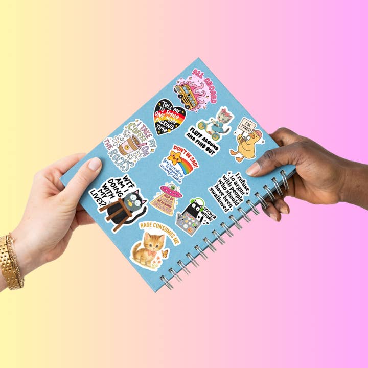 Moonlit Creations - Wholesale Sticker - Just a Girl Regulating Her Nervous System Sticker
5