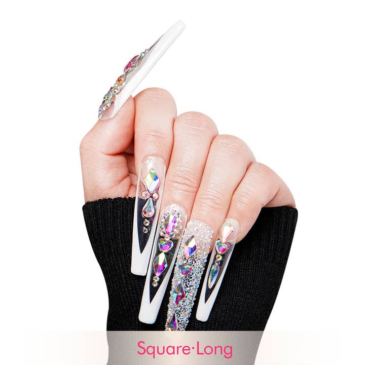 LOVFUL Aurora Light Handmade Reusable Full Cover Press on Nails for wholesale by Laflare