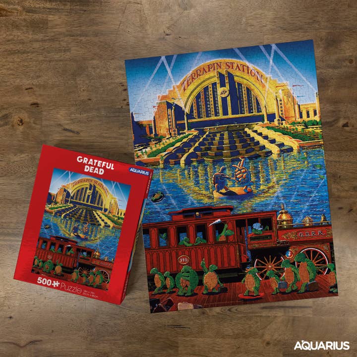 AQUARIUS, GAMAGO, ICUP, & ROCK SAWS by NMR Brands - Wholesale Puzzle - Adult - Grateful Dead 500 Piece Jigsaw Puzzle