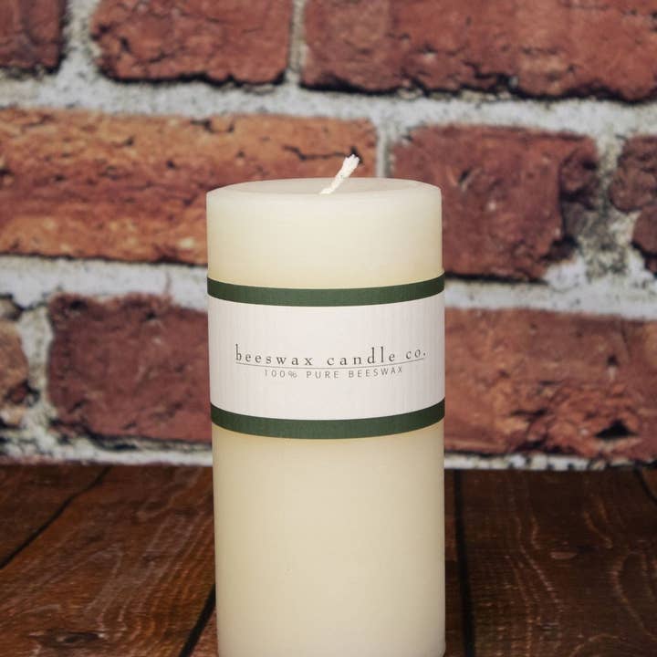 Beelite Candles - Wholesale Pillar Candle - Round 100% Beeswax Pillars5