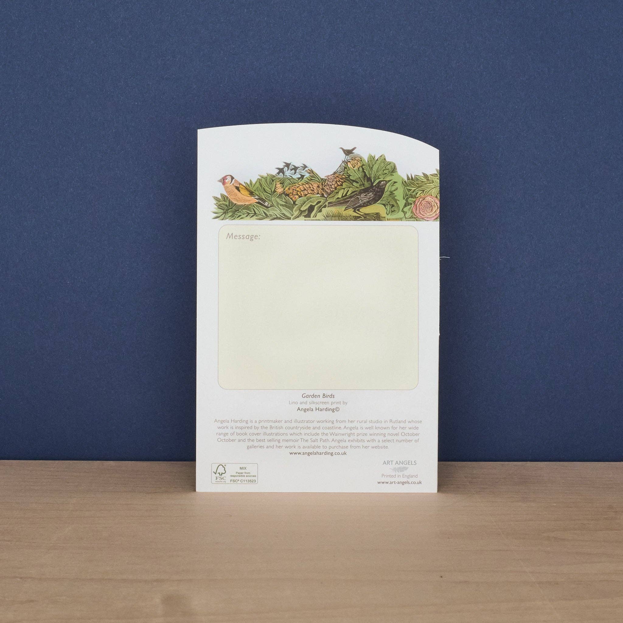 Art Angels - Wholesale Everyday Greeting Card - Garden Birds1