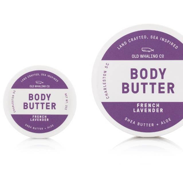 Travel Size French Lavender Body Butter (2oz) for wholesale by Old Whaling Company