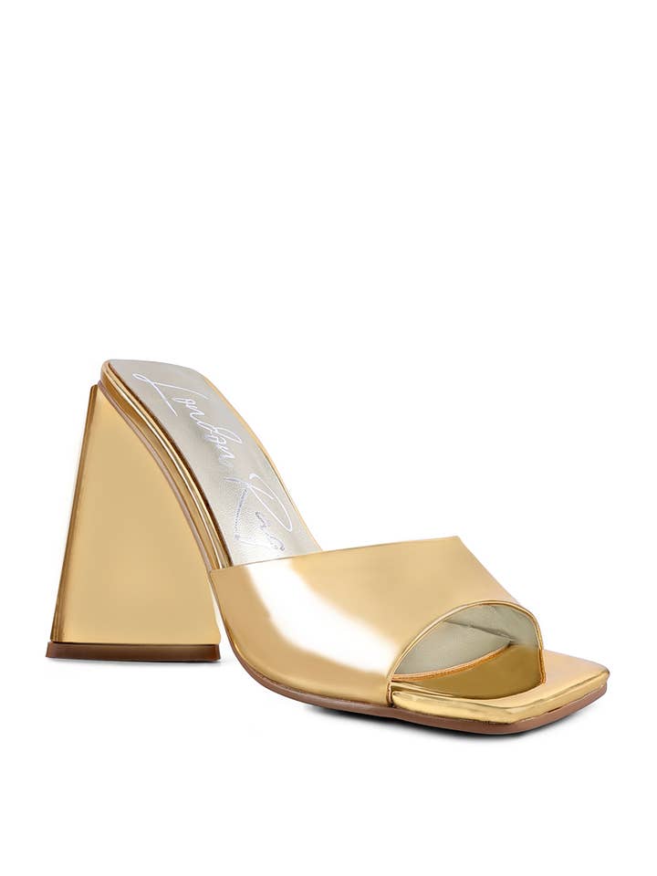 Rag Company - Wholesale High heels – Women’s - LOVEBUG TRIANGULAR BLOCK HEEL SANDALS17