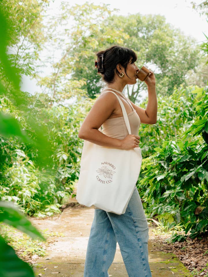 The Tote Bag for wholesale by Navarro Coffee Co.