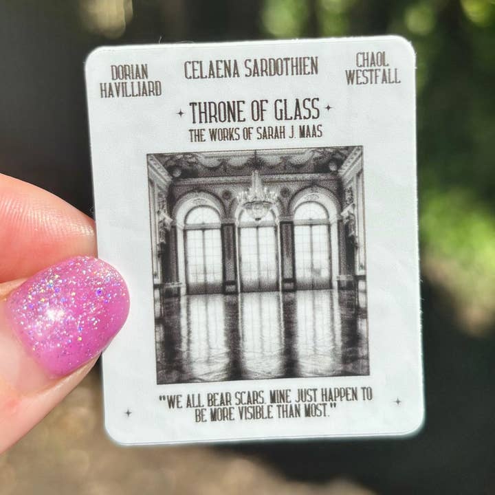 Awfullynerdy.co - Vendita all'ingrosso Adesivo - Adesivo per poster cinematografico Il trono di vetro0