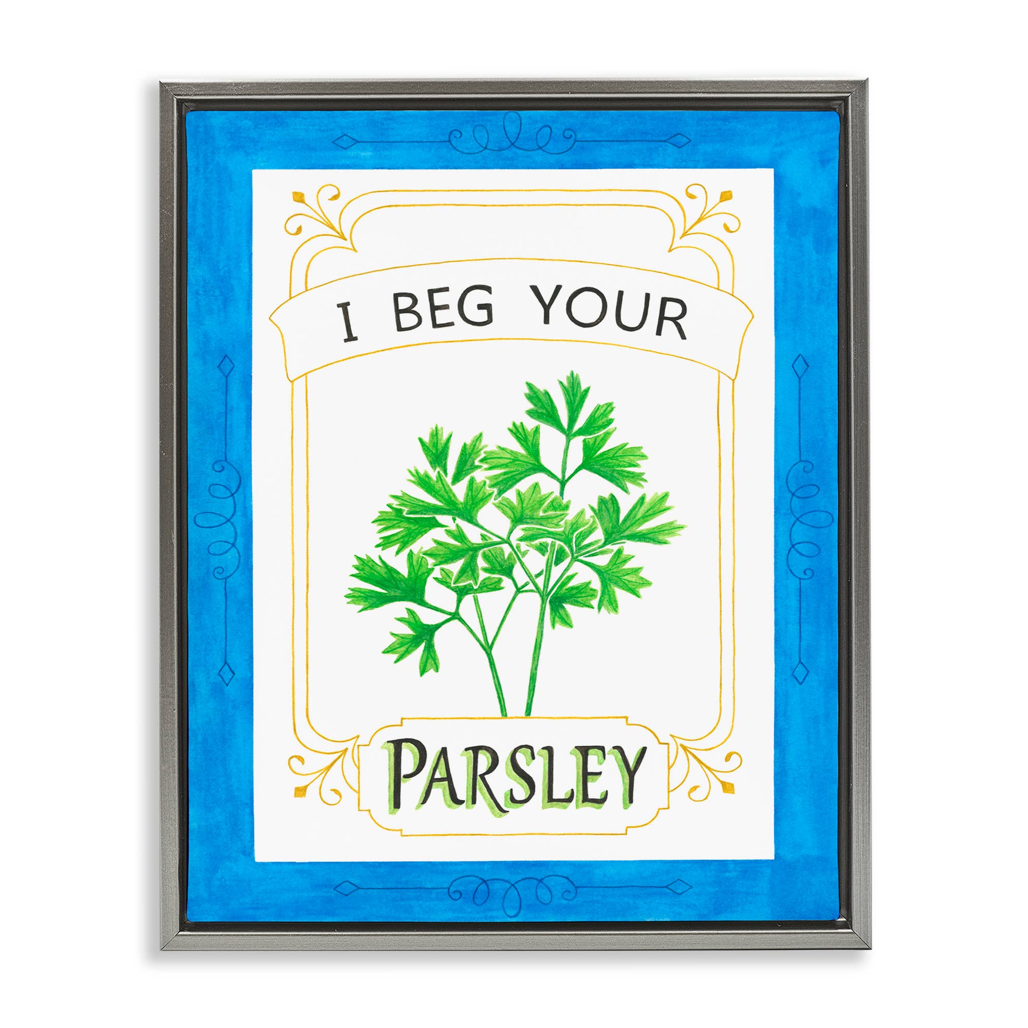 Stupell Industries - Wholesale Wall Sign - I Beg Your Parsley - Framed Wall Art25