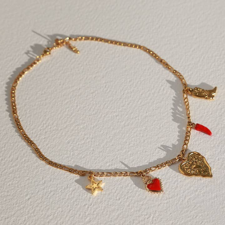 Goldene Kette würze es auf für den Großhandel von Love Ibiza