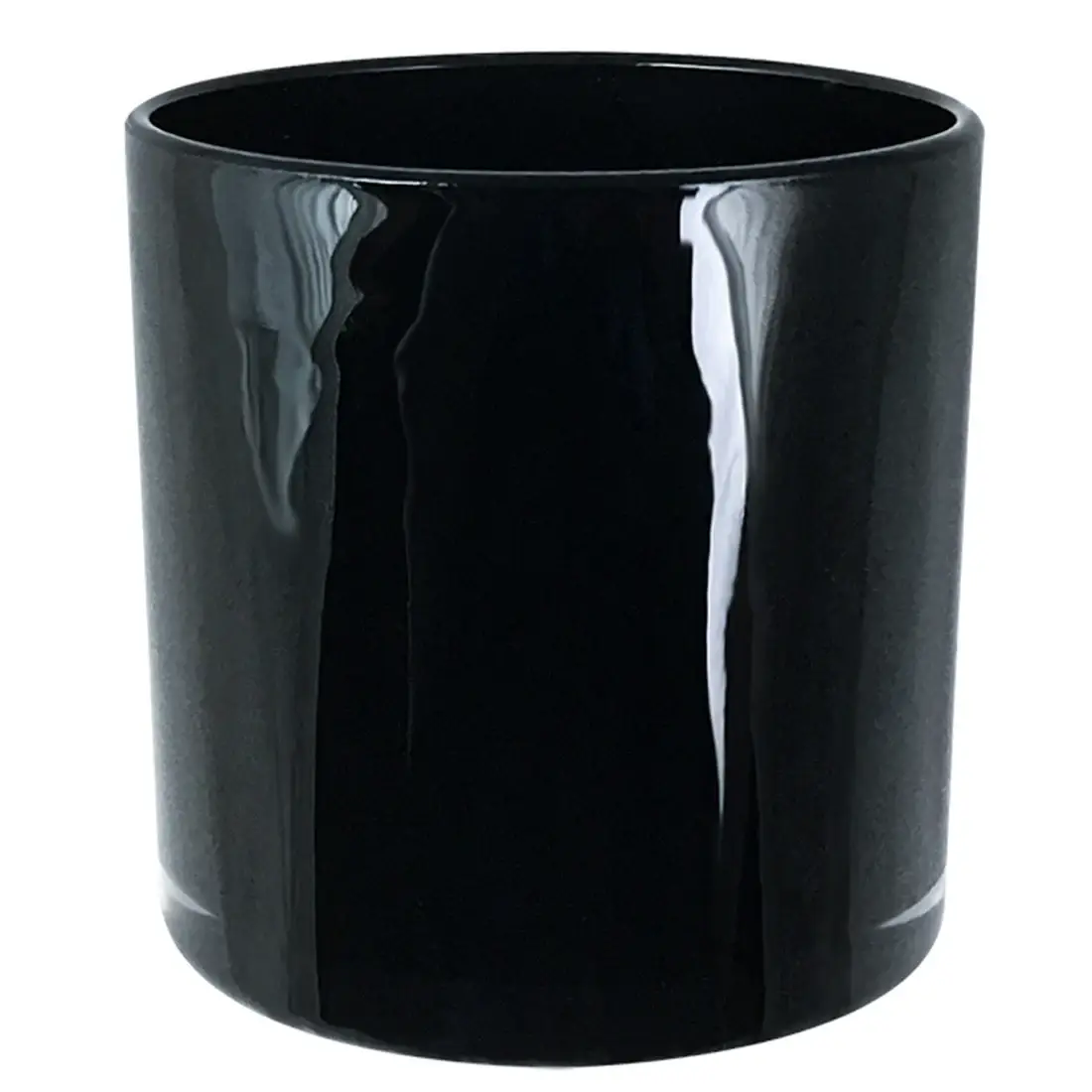 General Wax - Candle Making Supplies – wholesale Candle holder – 18 oz Sydney Black- Candle Making Jar0