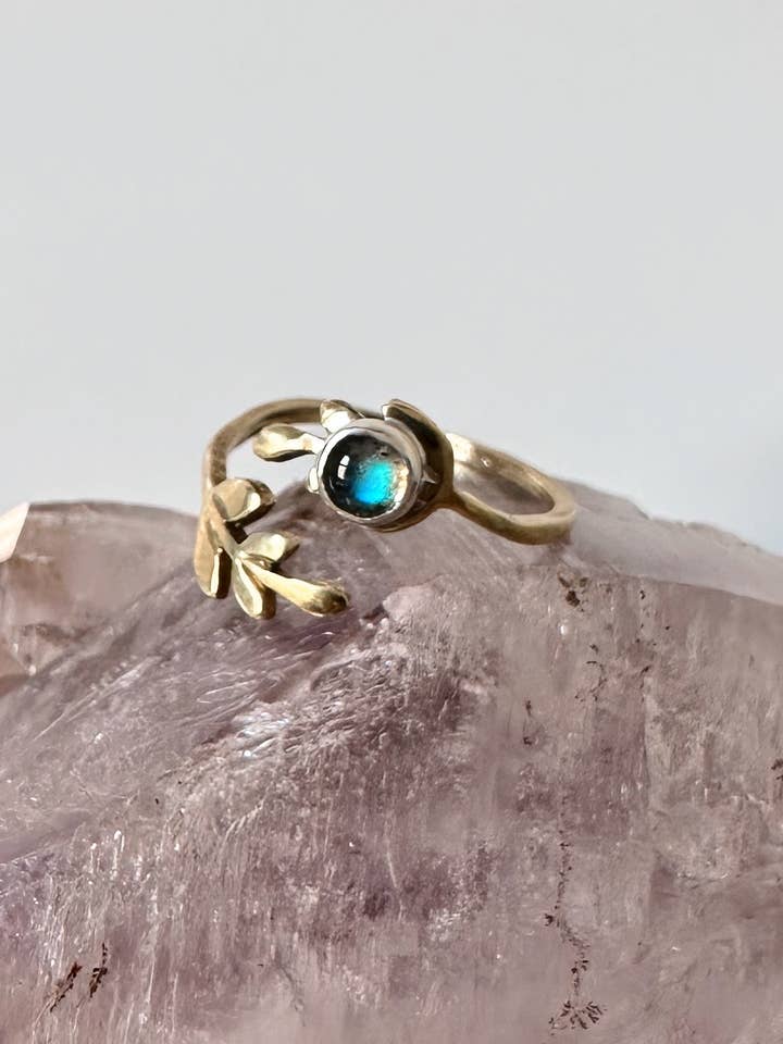 Adjustable Leaf Rings for wholesale by Helen Ethel Jewelry