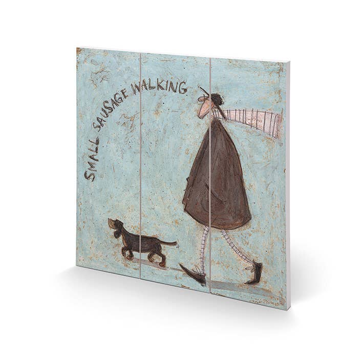 The Art Group - Wholesale Art Print - Sam Toft (Small Sausage Walking) - SQ12638A