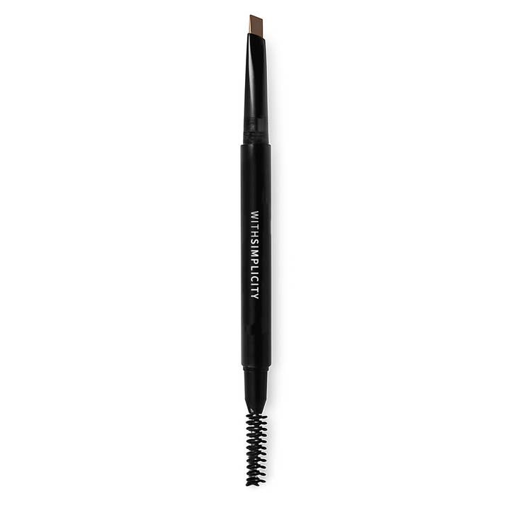 Dual-Ended Brow Pencil – Color + Spoolie | Clean Makeup for wholesale by withSimplicity