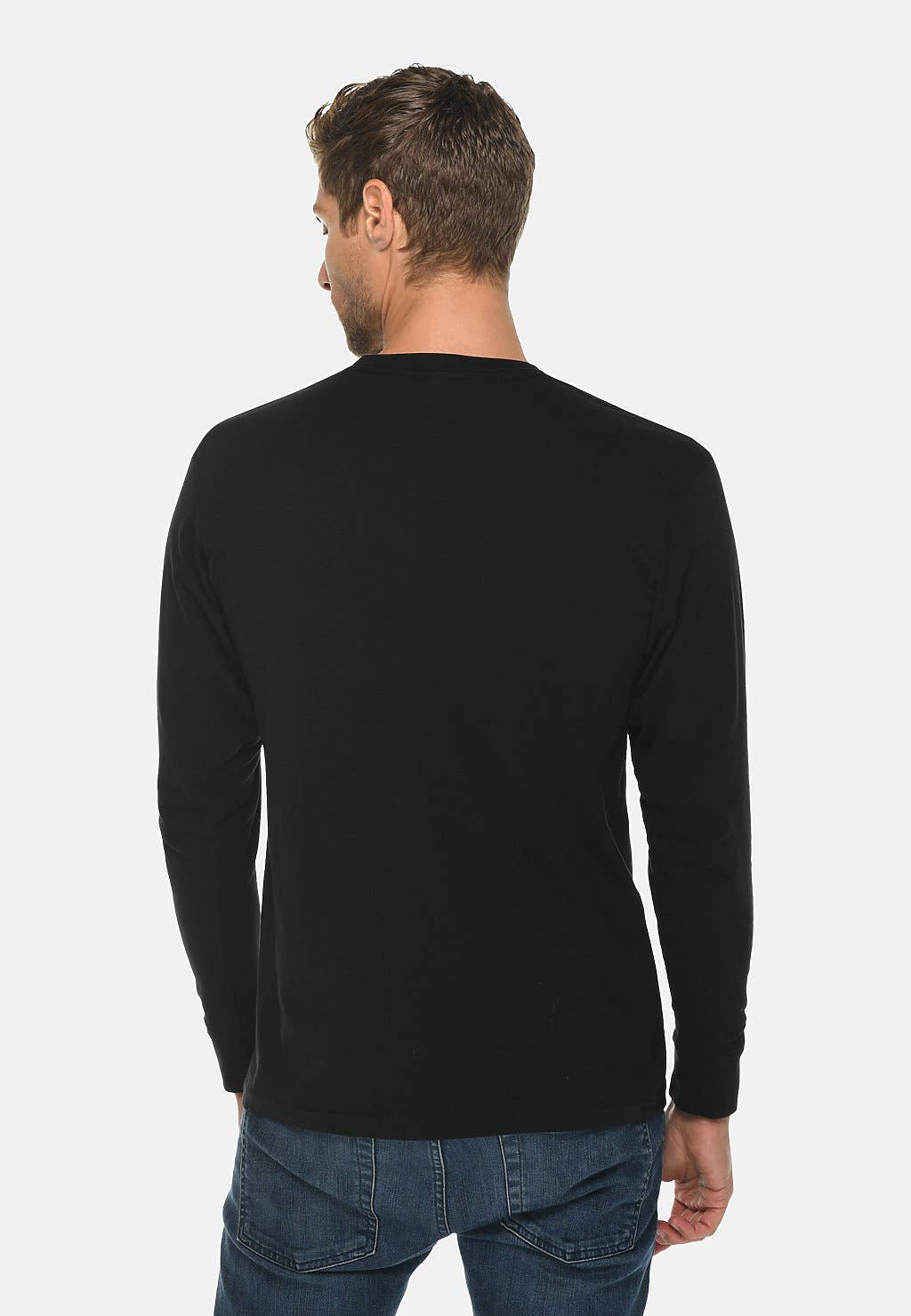 Lane Seven Apparel - Vendita all'ingrosso Maglietta - Uomo - Maglietta girocollo a maniche lunghe23