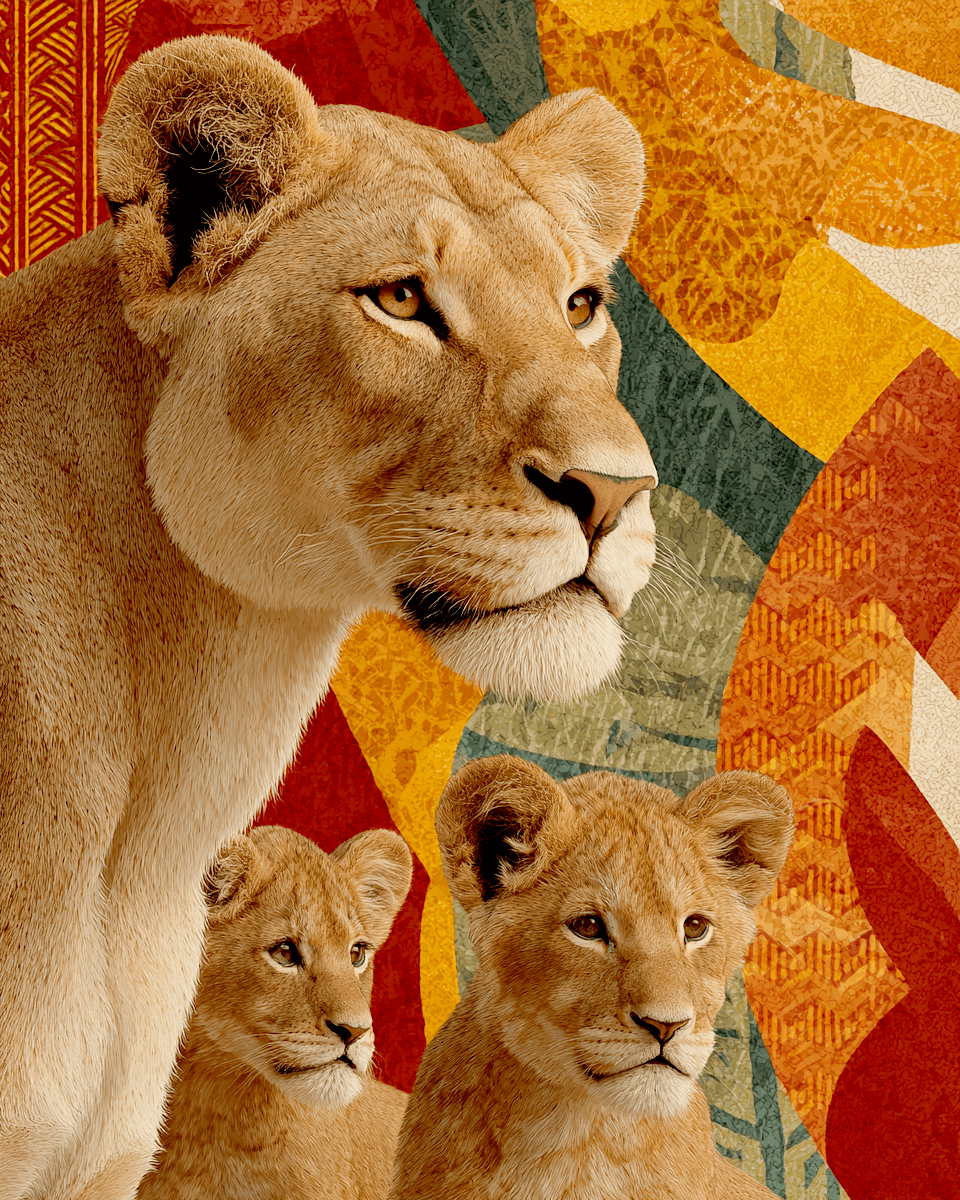 Mowbi – wholesale Art print – Floral Meerkat - Zoo Animals - Biophilic Wildlife Art Print - 8"x10" Artwork for 11"x14" Frame10